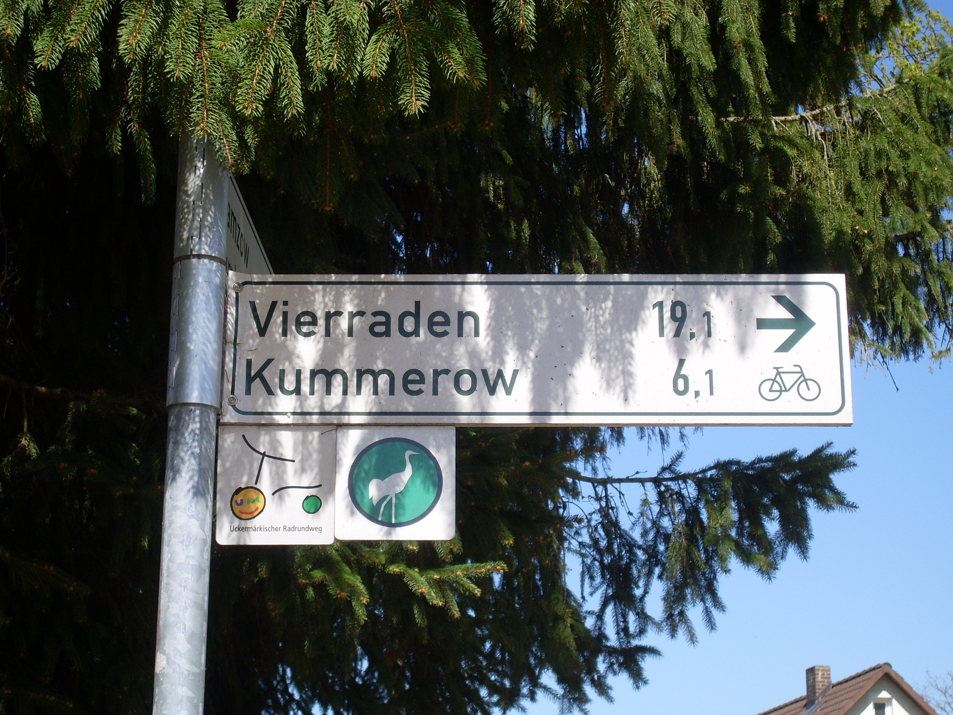 Symbol Uckermärkischer Radrundweg 